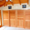 sliding mahogany doors